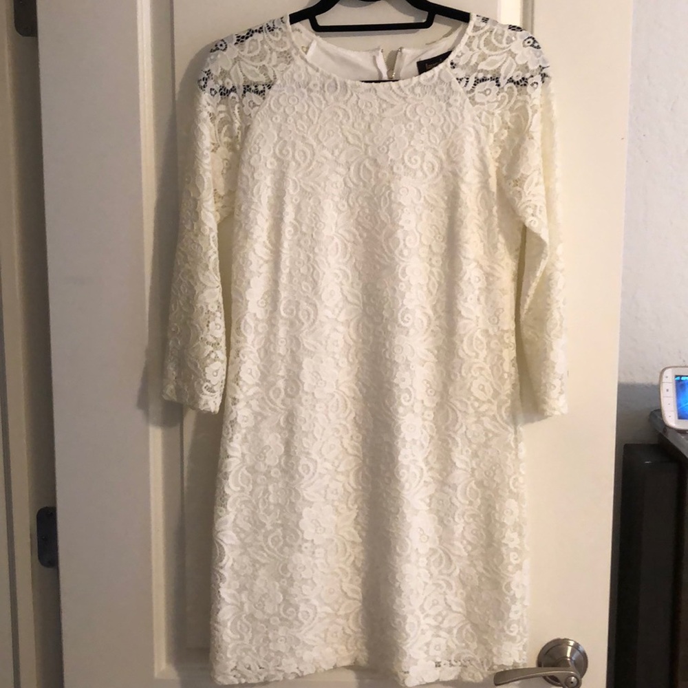 Laundry Lace 3 Quarter Sleeve Dress